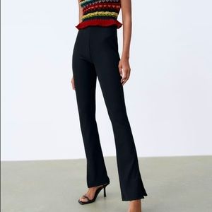NWT Zara slit leggings